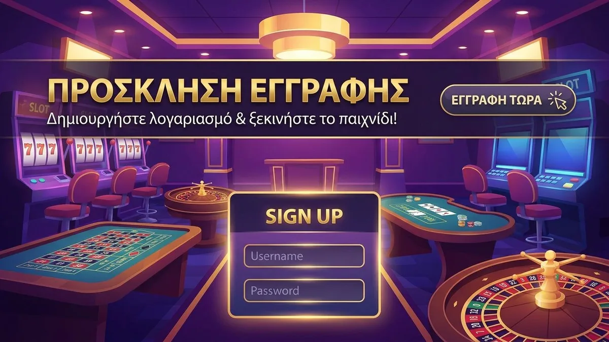 Εγγραφή με bonus